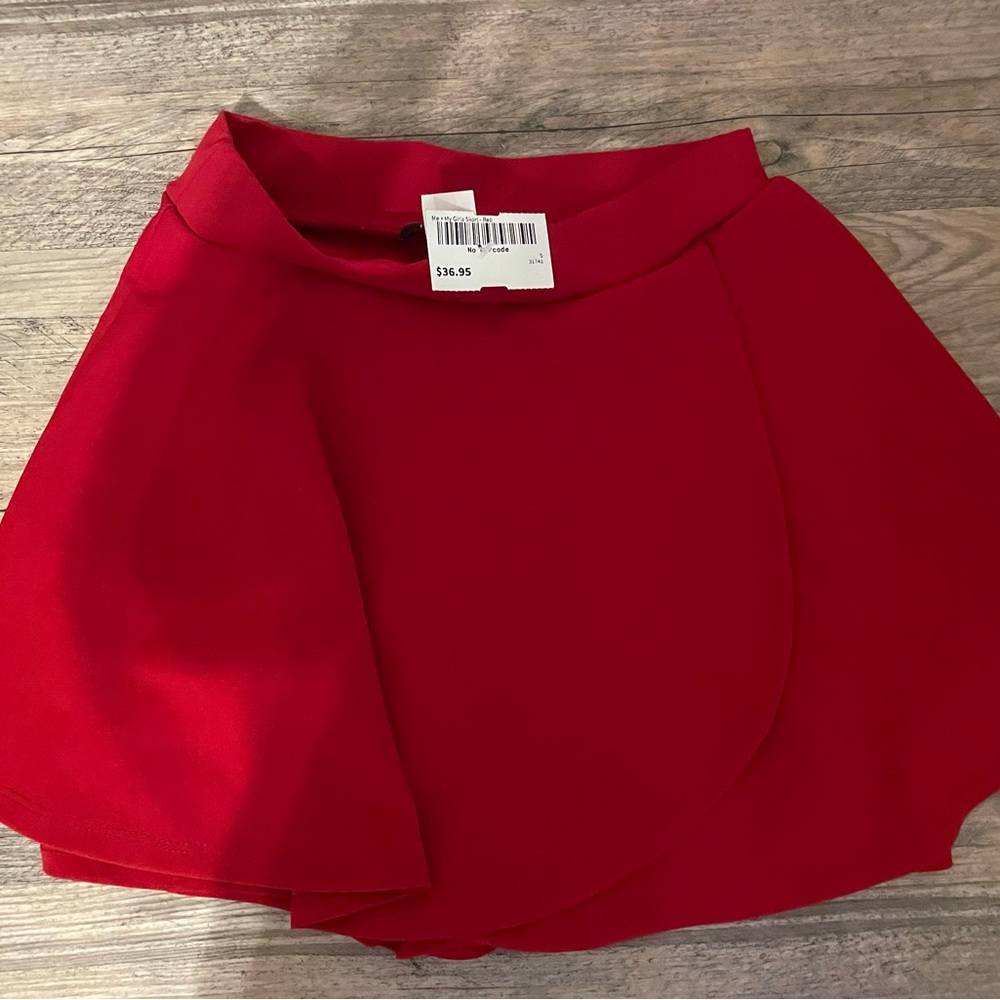 UGA Red Boutique Skirt